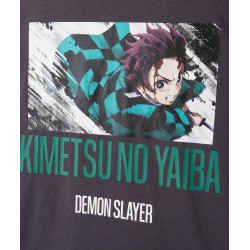 Tee-shirt manches courtes imprimé garçon - Demon Slayer