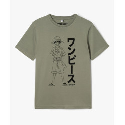 Tee-shirt manches courtes imprimé Luffy garçon - One Piece