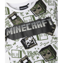 Tee-shirt manches courtes imprimé all over garçon - Minecraft