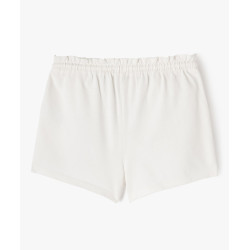 Short en maille avec taille élastique fille