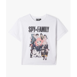 Tee-shirt à manches courtes à motif manga fille - Spy x Family