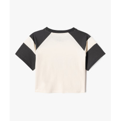 Tee-shirt manches courtes crop top fille - Camps United