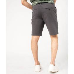 Bermuda chino en twill de coton stretch homme