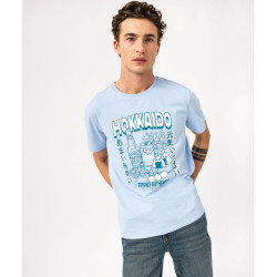 Tee-shirt manches courtes imprimé homme