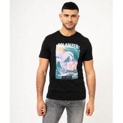 Tee-shirt manches courtes imprimé homme