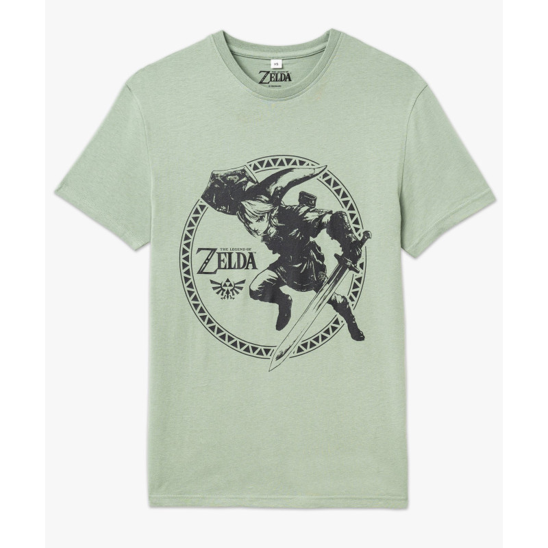 Tee-shirt manches courtes avec motif Zelda homme - Nintendo