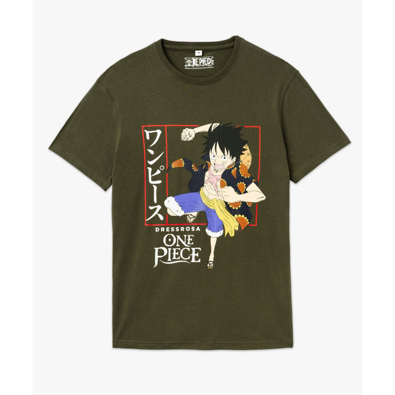 Tee-shirt manches courtes imprimé homme - One Piece