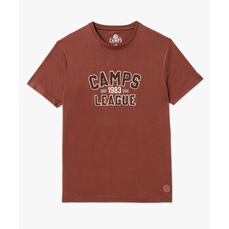 Tee-shirt manches courtes et motif bouclette homme - Camps United