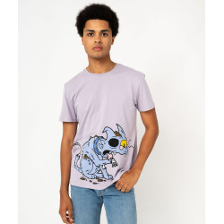 Tee-shirt manches courtes en coton imprimé homme - Les Simpsons