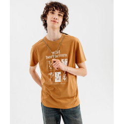 Tee-shirt manches courtes imprimé homme