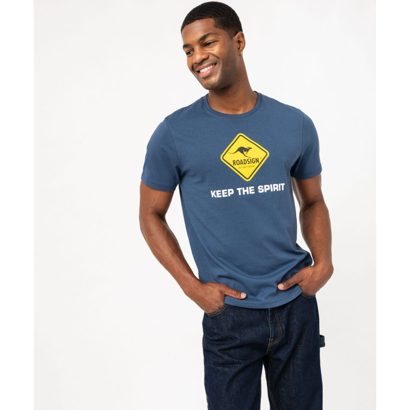 Tee-shirt manches courtes imprimé homme - Roadsign