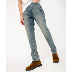 Jean Straight aspect usé homme