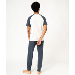 Pyjama en coton bicolore homme - Camps United