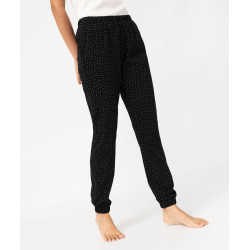 Pantalon de pyjama imprimÃ© avec bas Ã©lastiquÃ© femme