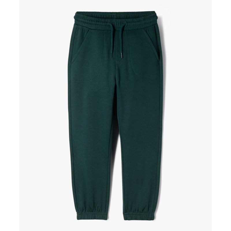 Pantalon de jogging uni avec taille élastique garçon