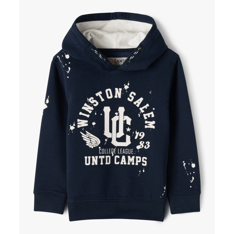 Sweat à capuche imprimé garçon - Camps United