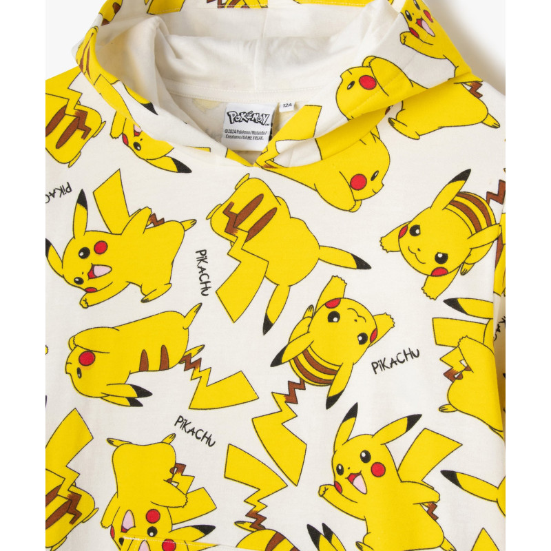 Sweat à capuche avec motifs Pikachu garçon - Pokemon