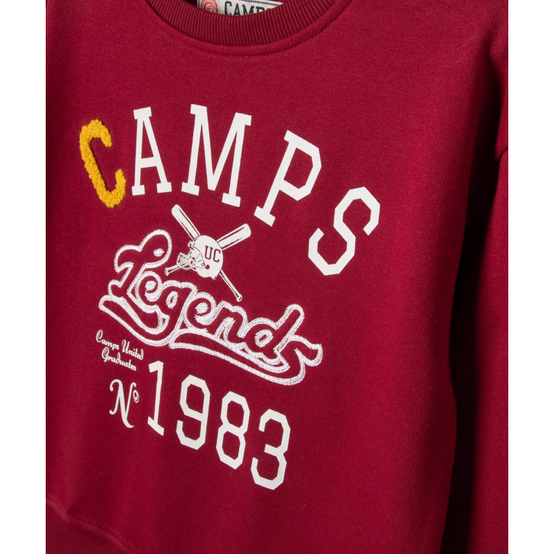 Sweat molletonné avec inscriptions garçon - Camps United