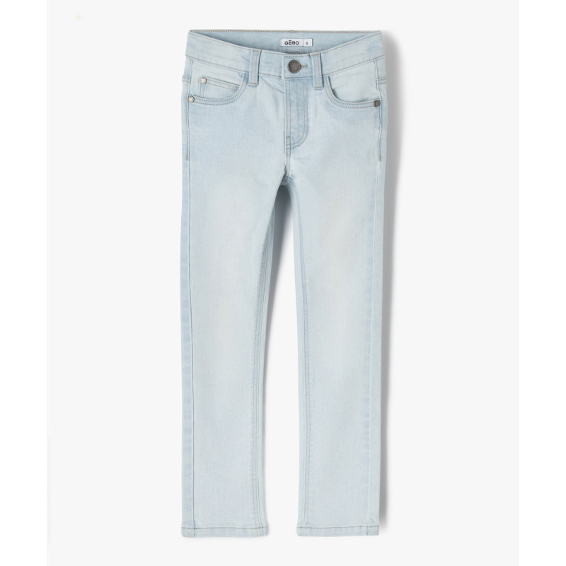 Jean délavé coupe skinny garçon