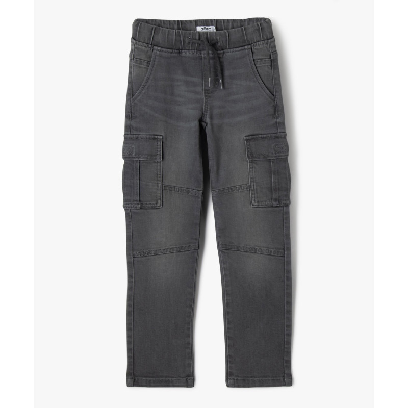 Pantalon cargo coupe slim résistant à l’usure garçon