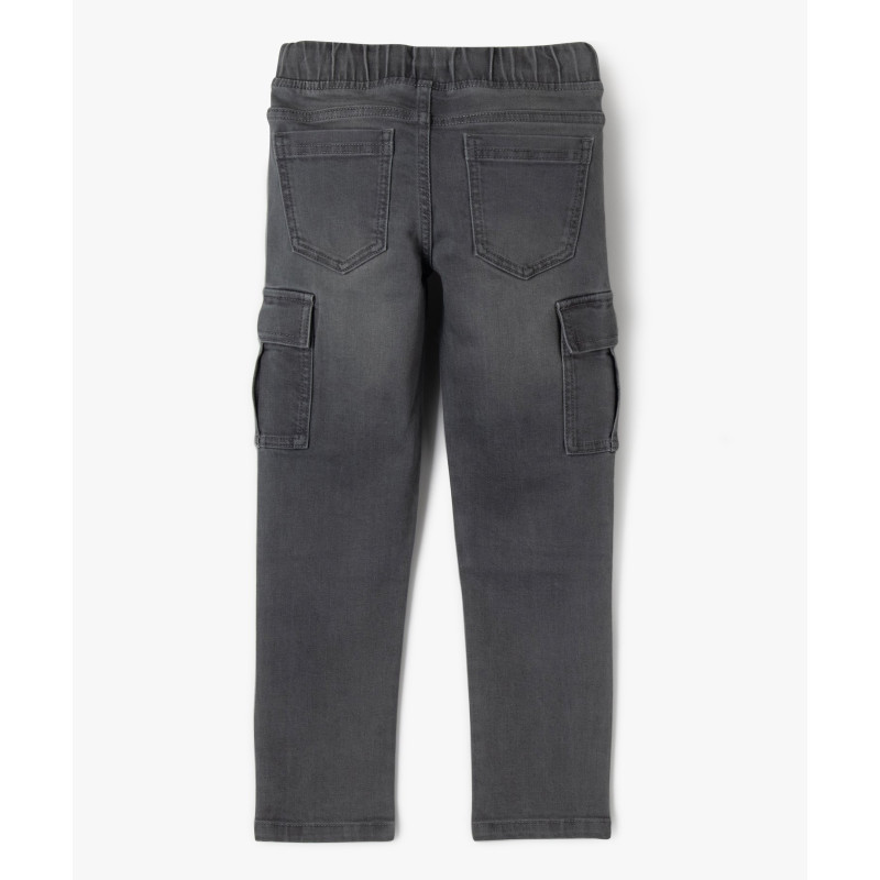 Pantalon cargo coupe slim résistant à l’usure garçon