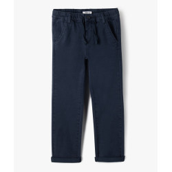 Pantalon chino coupe Regular taille Ã©lastique garÃ§on