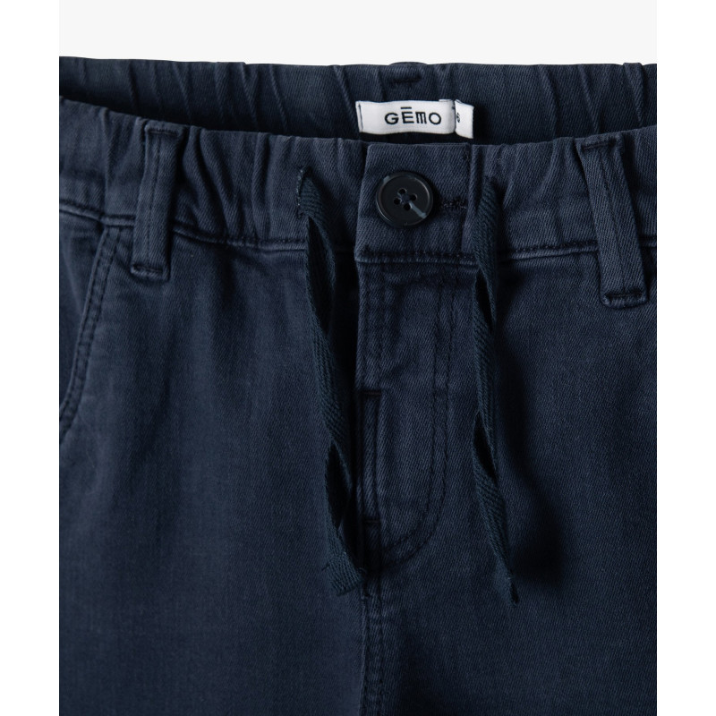 Pantalon chino coupe Regular taille élastique garçon