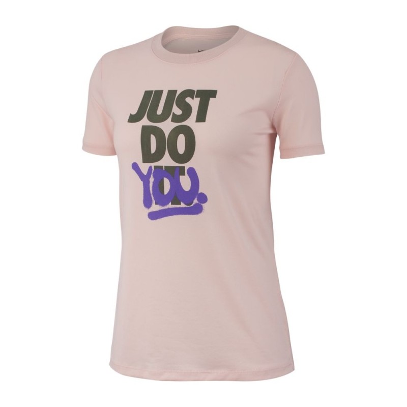 Nike T-Shirt Femme W Nk Dry Tee Leg Rebel Crew