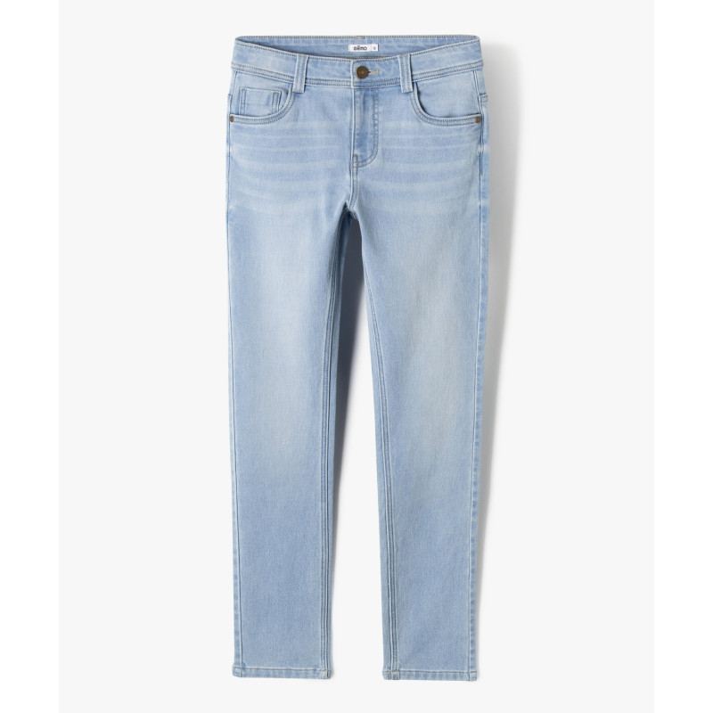 Jean coupe slim taille ajustable garçon