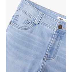 Jean coupe slim taille ajustable garçon