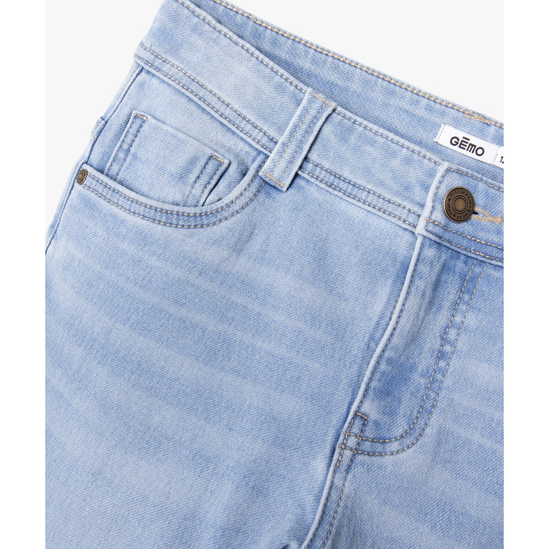 Jean coupe slim taille ajustable garçon