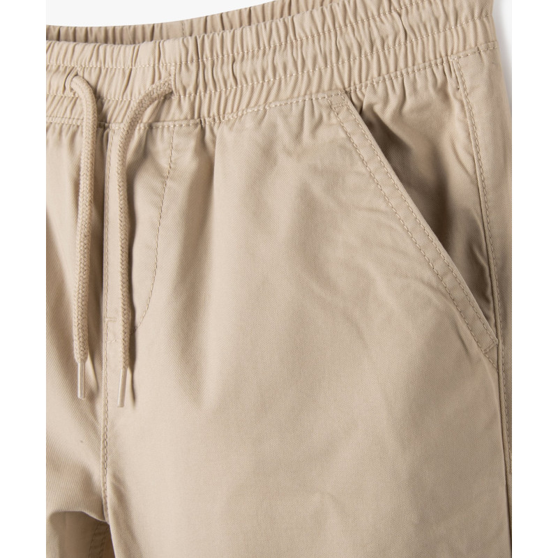 Pantalon jogger en toile de coton coupe slim  garçon