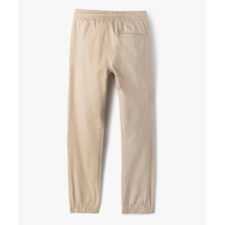 Pantalon jogger en toile de coton coupe slim  garçon