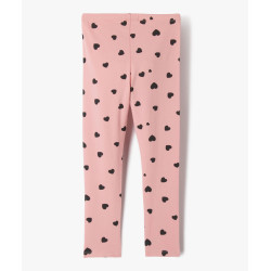 Leggings imprimé avec taille élastique fille