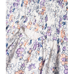 Robe manches courtes à motifs fleuris fille - LuluCastagnette Robe manches courtes à motifs fleuris fille - LuluCastagnette