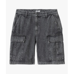 Bermuda en jean cargo homme