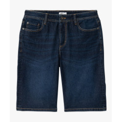 Bermuda en jean stretch coupe droite homme Bermuda en jean stretch coupe droite homme