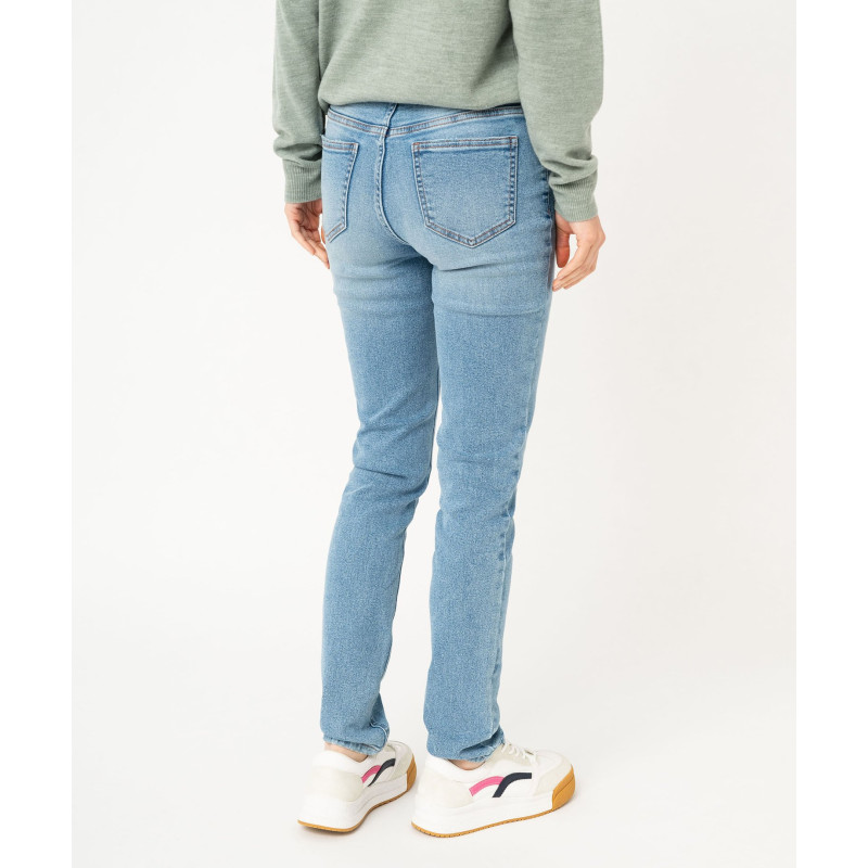 Jean slim taille normale en denim extensible femme