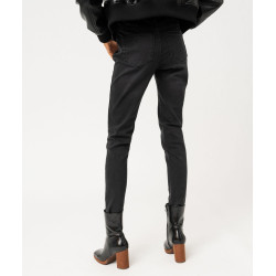 Jean skinny extensible taille normale à bord franc femme