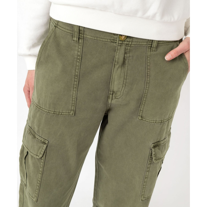 Pantalon cargo multi poches femme