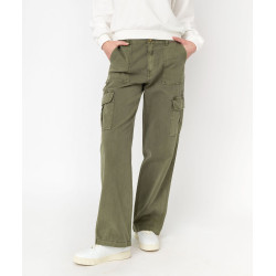 Pantalon cargo multi poches femme