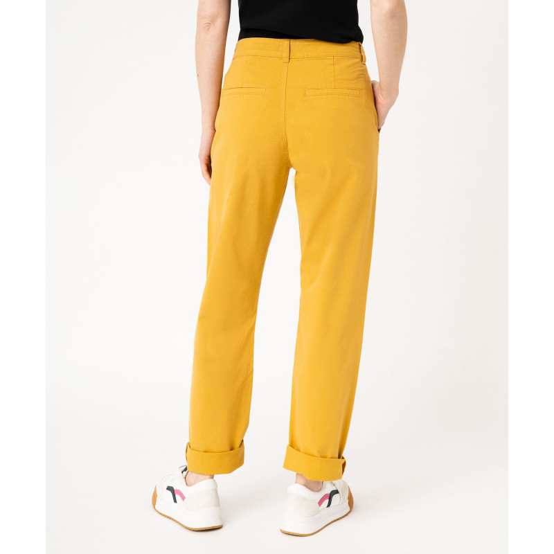 Pantalon chino coupe regular femme