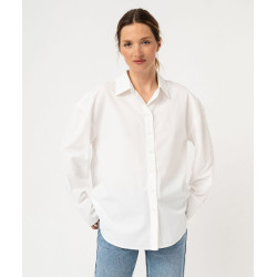 Chemise oversize unie femme