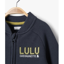 Sweat zippé en maille piquée bébé garçon - LuluCastagnette