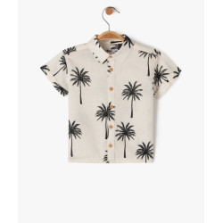 Chemise Ã  manches courtes avec motifs bÃ©bÃ© garÃ§on