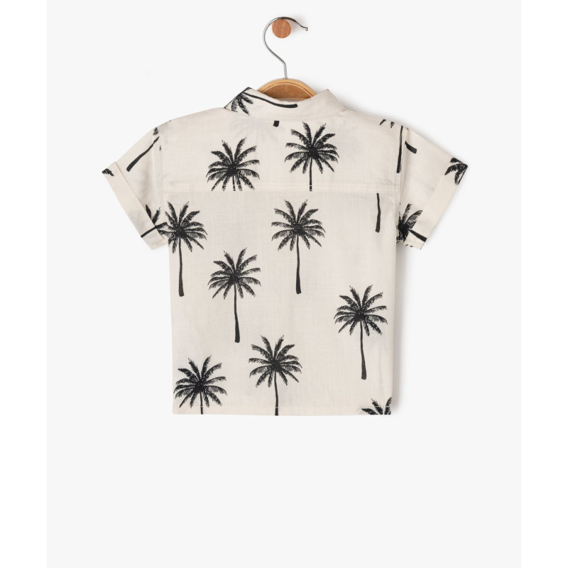 Chemise à manches courtes avec motifs bébé garçon Chemise à manches courtes avec motifs bébé garçon
