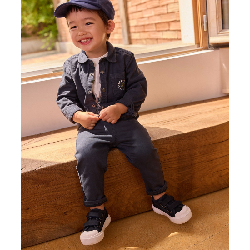 Pantalon en maille piquée bébé garçon - LuluCastagnette Pantalon en maille piquée bébé garçon - LuluCastagnette