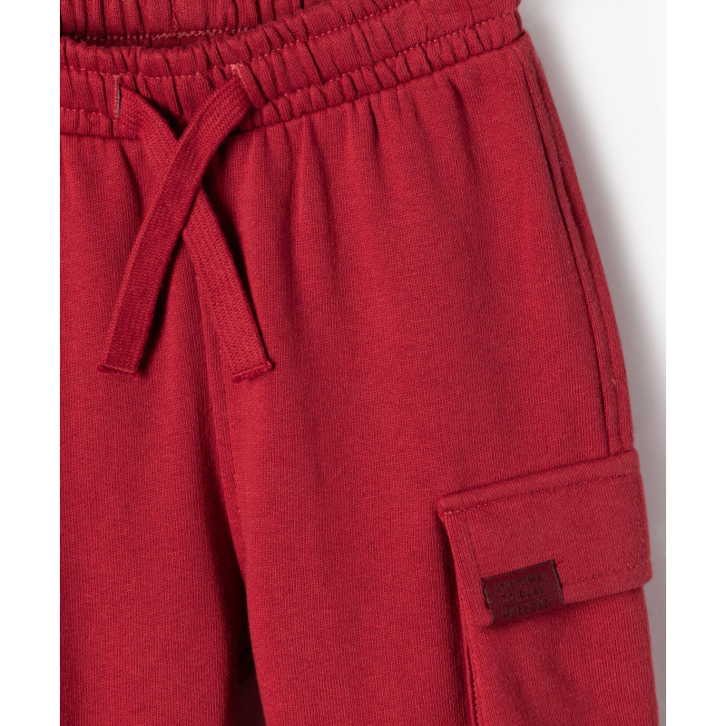 Pantalon en maille coupe cargo bébé garçon