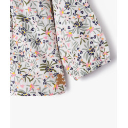 Blouse manches longues ample à col volanté fille - LuluCastagnette Blouse manches longues ample à col volanté fille - LuluCastagnette