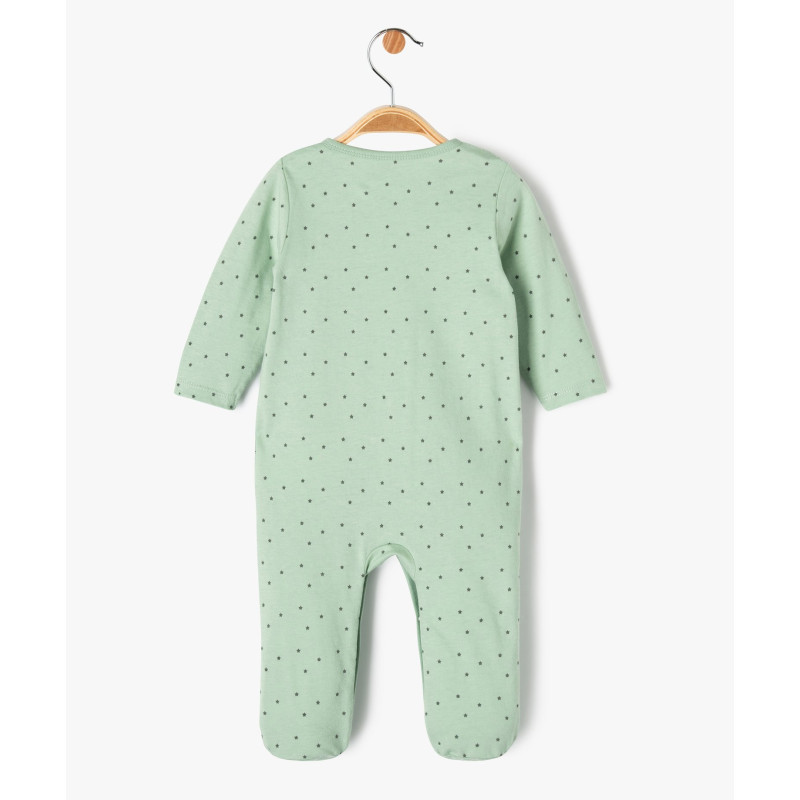 Pyjama dors-bien en coton avec motif lapin bébé garçon